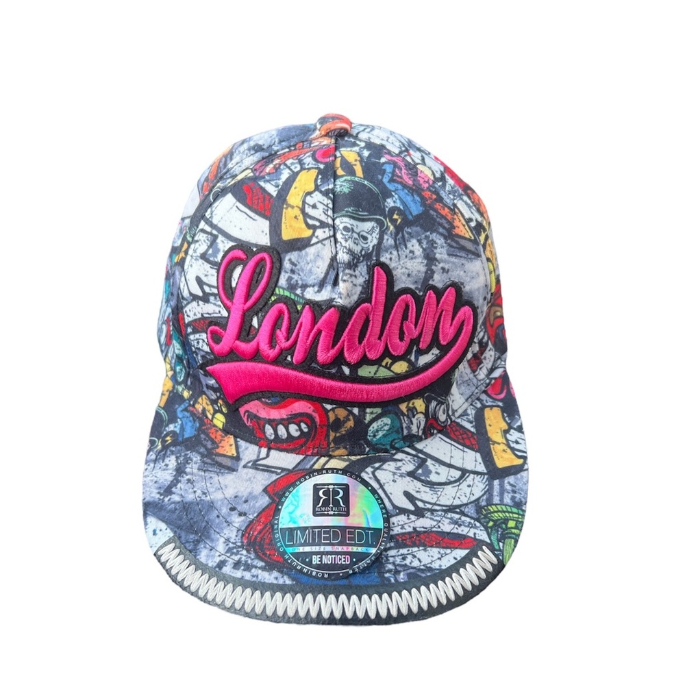 Original Robin Ruth Brand London Signature Graffiti Baseball Cap